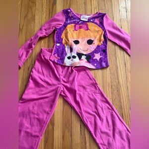 Girls Lalaloopsy pajamas size 4/5